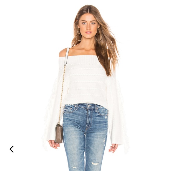 Lovers + Friends Sweaters - Lovers + Friends | off shoulder boho sweater